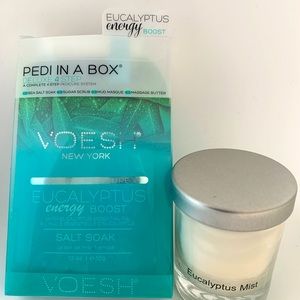 Pedi in a box. Soy Candle duo